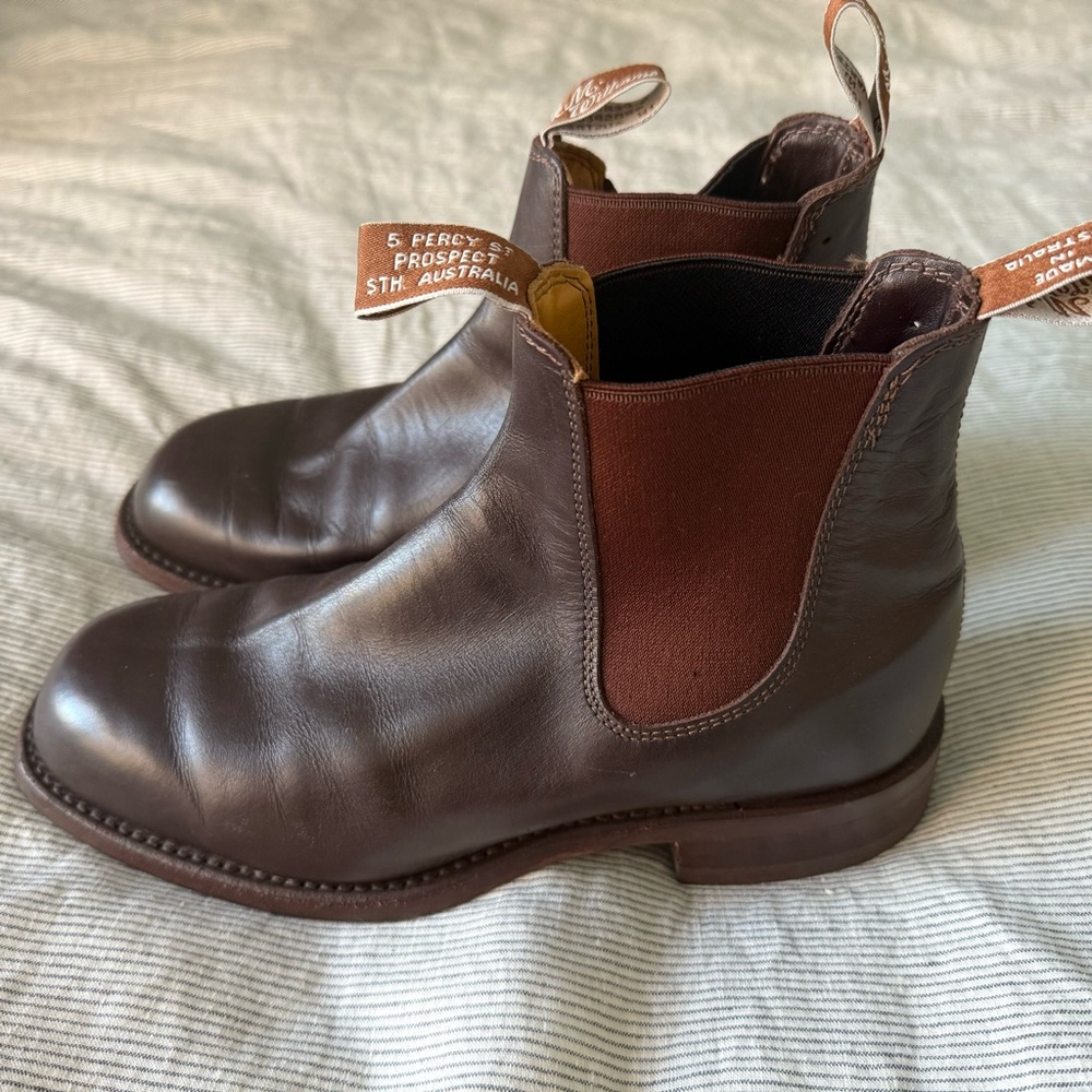 RM Williams Craftsman Comfort Men's Chelsea Boot Brown AU size 6.5/US size 7.5